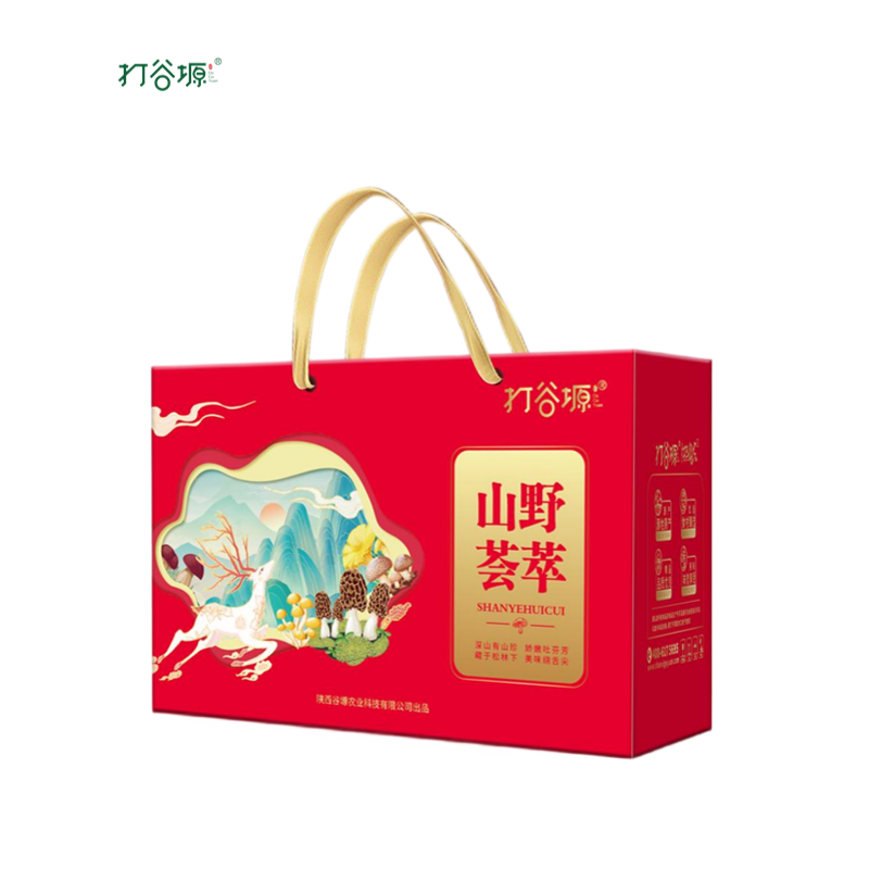 打谷塬 山野荟萃干菜礼盒(8袋装) 790g 盒高清大图