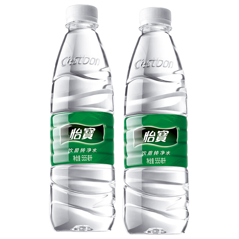 怡宝 纯净水 555ml*24 饮用水 整箱装