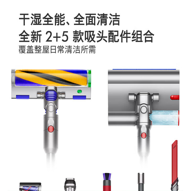 戴森(DYSON) 手持无线吸尘器 V12 Detect Slim Nautik 吸尘洗地机高清大图
