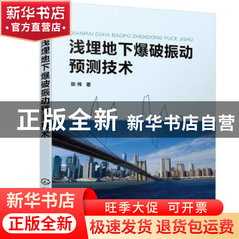 正版 浅埋地下爆破振动预测技术 张伟 化学工业出版社 9787122398高清大图