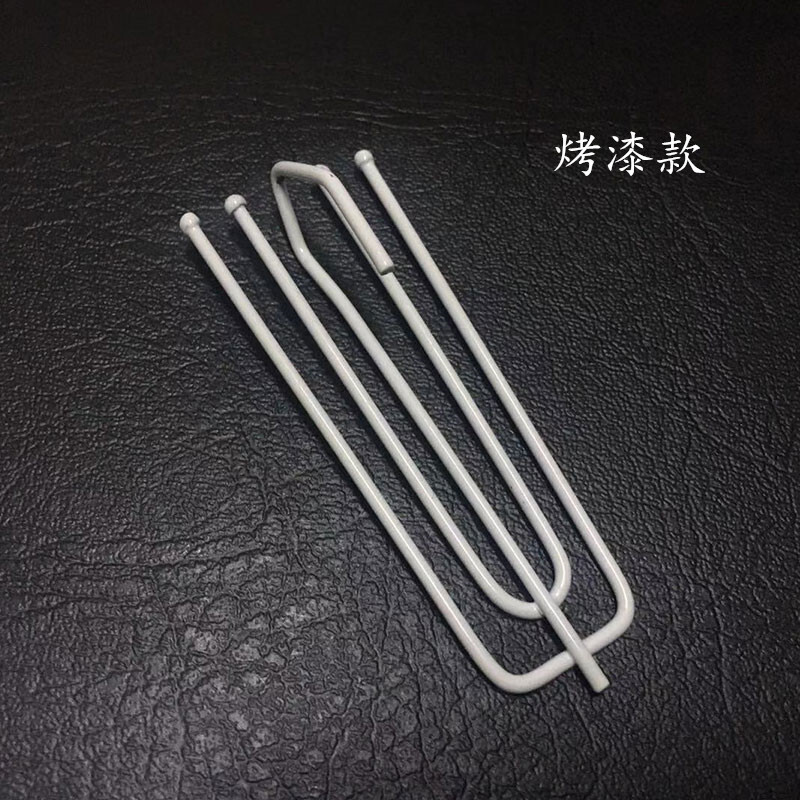 窗帘挂钩纯不锈钢配件扣环钩轨道杆老式四叉钩四爪钩挂窗帘的钩子