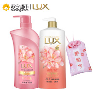 力士(LUX) 香氛洗发乳桃花沁香750g春日桃花 +精油沐浴乳桃花浅香720g成人洗护套装 深层清洁;柔顺联合利华]