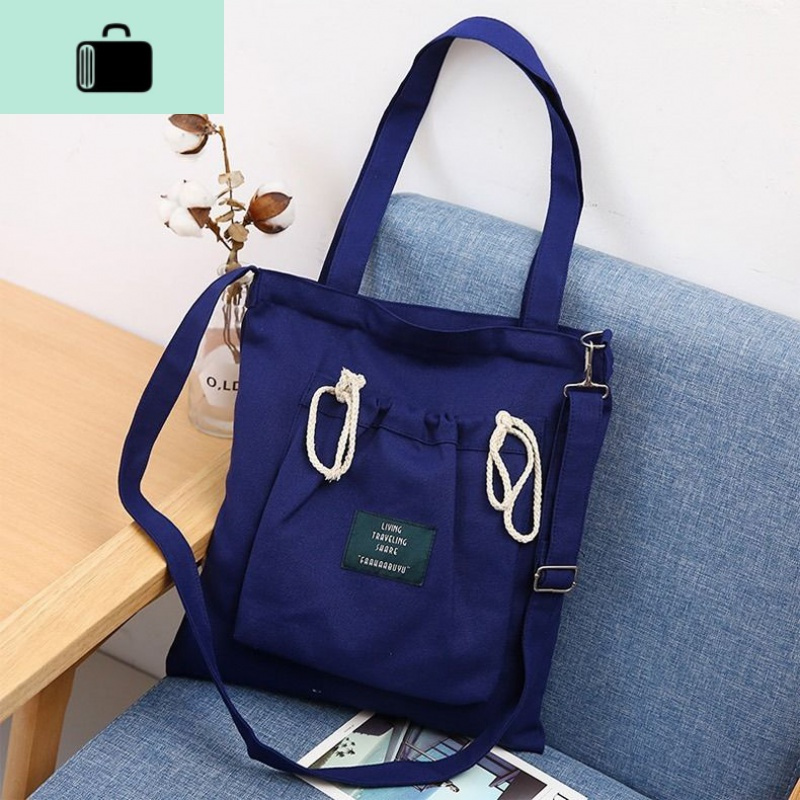 帆原创文艺牛仔帆布包韩国女学生单肩包百搭休闲女式学院风帆布袋new