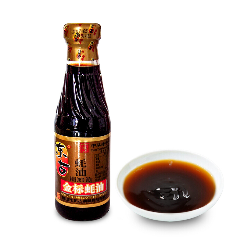 东古酱油东古金标蚝油265g瓶鲜蚝汁耗油调味料