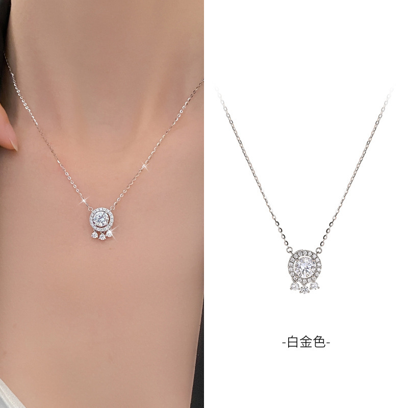 鑫铂尼925银女士项链时尚饰品送女友老婆吊坠结婚纪念日实用走心高级