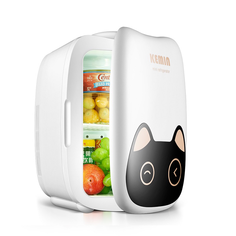 科敏KEMIN迷你型小冰箱小型家用学生寝室租房宿舍单人用mini小冰箱放面膜母乳制冷藏 K6(增强型)-仅家用高清大图