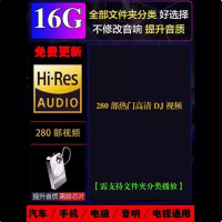 2024近期更新歌车载音乐u盘热门网络流行中文dj无损mp3优盘高清 16G【200部高清MV】