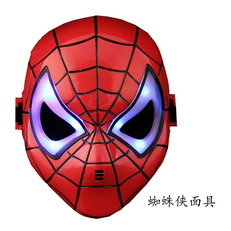 儿童美国队长光面具盾牌钢铁侠擎天柱大黄蜂雷神玩具头盔