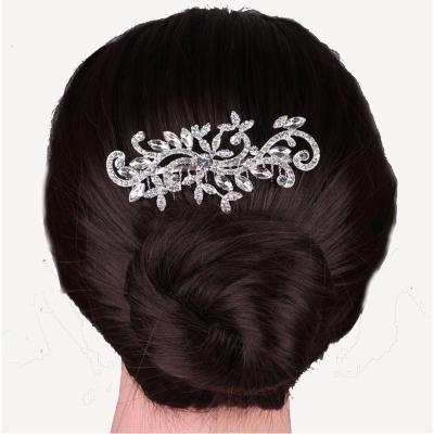 新款韩式新娘饰品结婚婚纱配饰水钻合金梳头饰YWXL3695送女朋友七夕情人节礼物