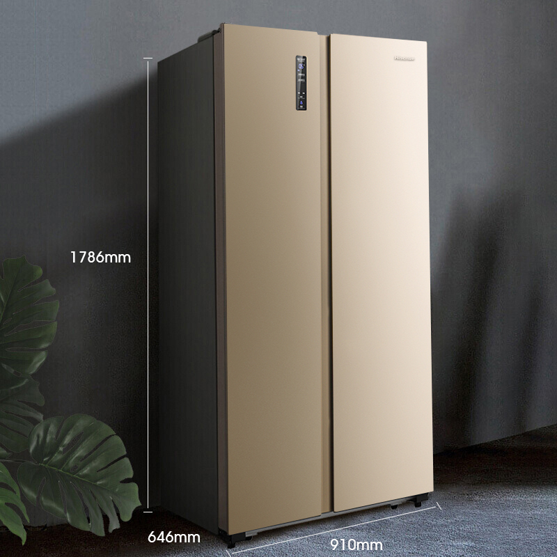海信(Hisense) 535升 对开门冰箱 变频风冷无霜 电脑控温 家用(流光金)BCD-535WTVBP/Q