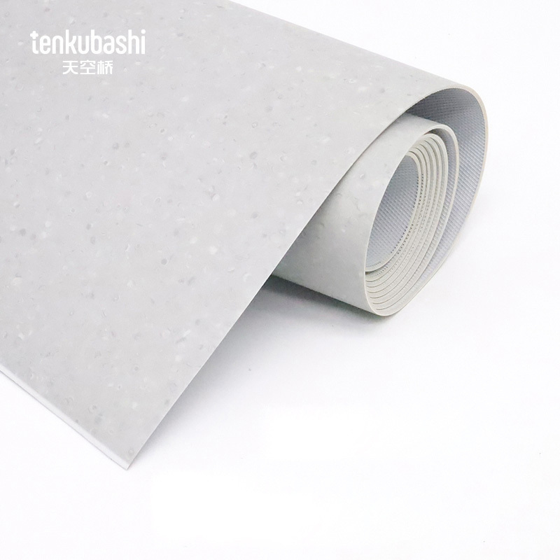 天空桥 阻燃地板 灰色裂石纹2.0mm含安装 平方米高清大图