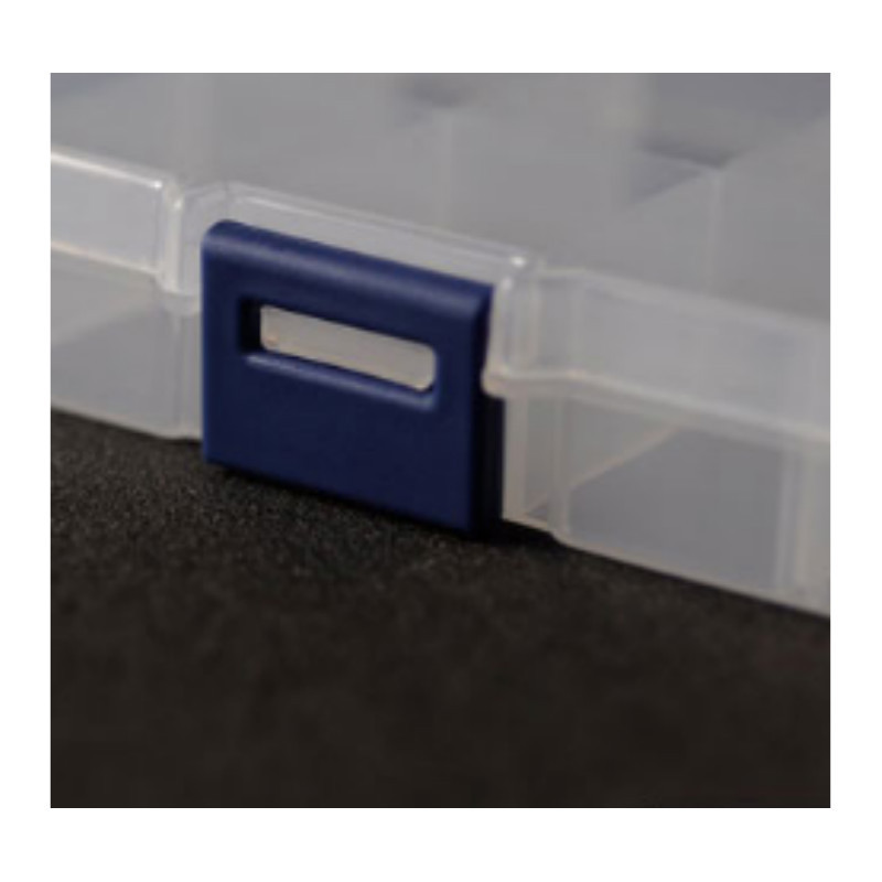 PantP G-200 PP透明零件盒20×14×4.8cm(8分隔)