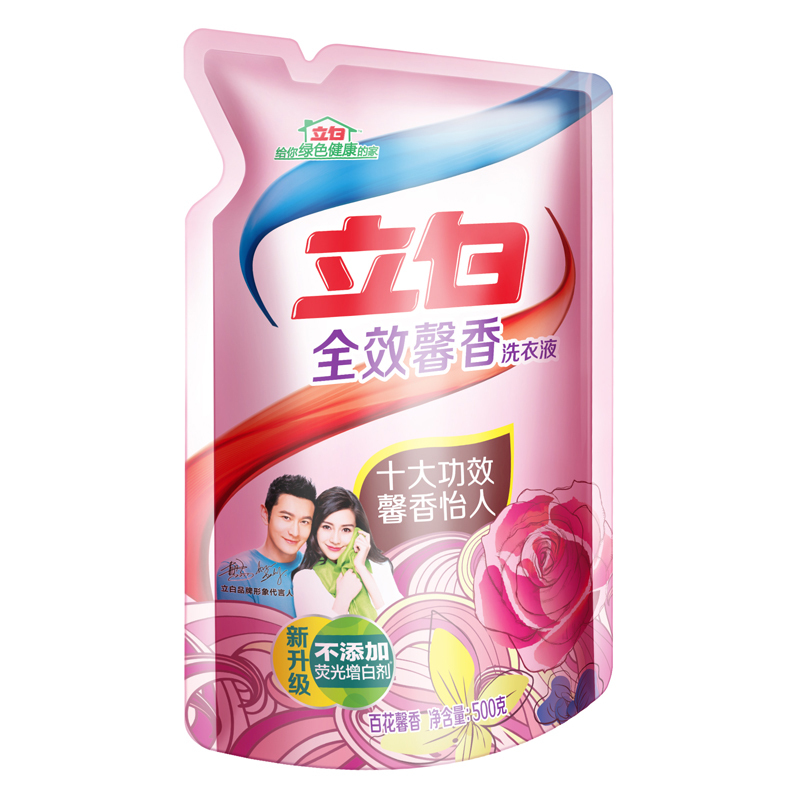 【整箱】立白 全效馨香洗衣液500g X 3袋 X 8组{5箱起订}