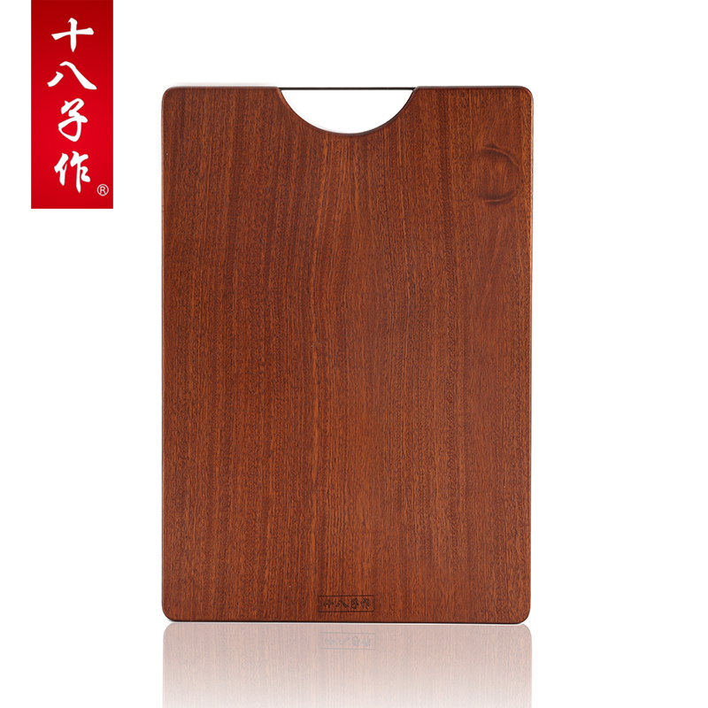 十八子作ZBL005乌檀木砧板 家用实木砧板整木长方形切菜板案板擀面板防霉加厚