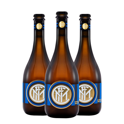 意大利原装进口国际米兰手工精酿啤酒Inter Beer 12.5度麦芽酿造750ml*3瓶