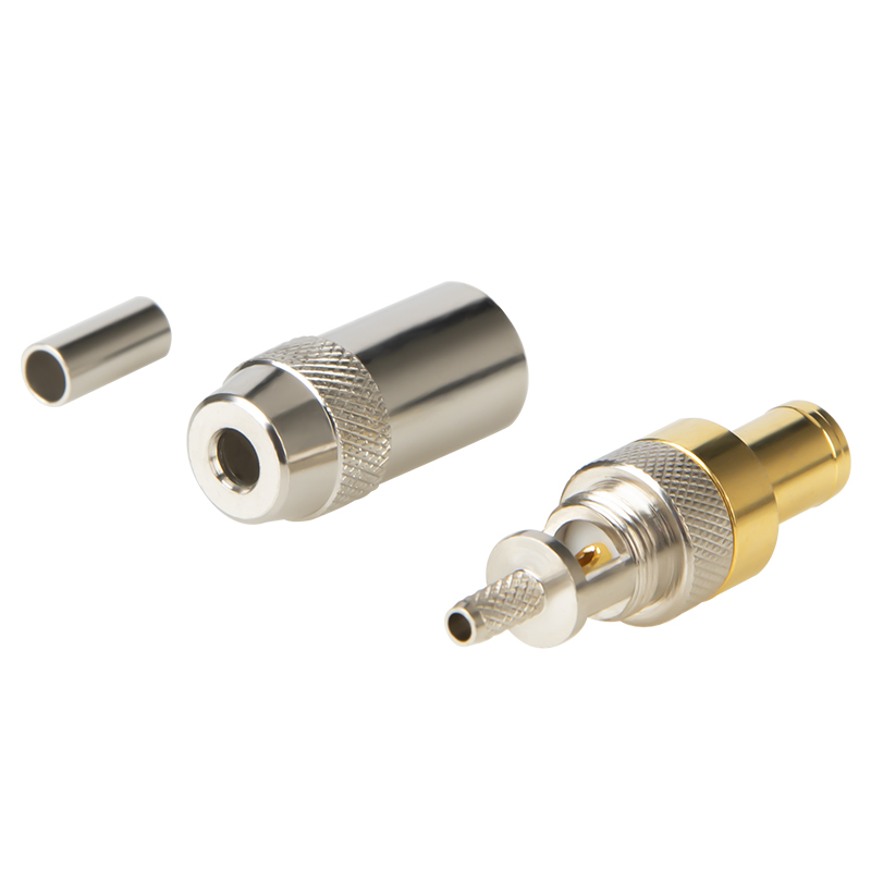 博扬 富士通头 C6Y-K-2-2头2M头E1同轴连接器 DDF射频线插头同轴SYV-75-2-2电缆连接器10个装BY