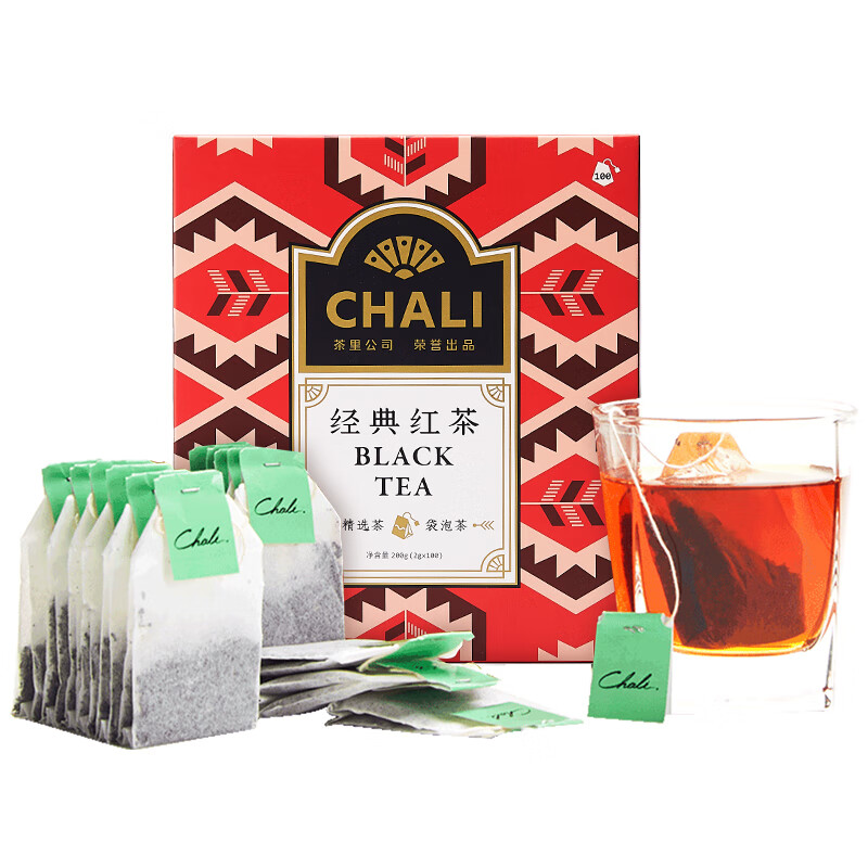 ChaLi 茶里经典红茶无纺布茶包盒装200g(2g*100包)高清大图