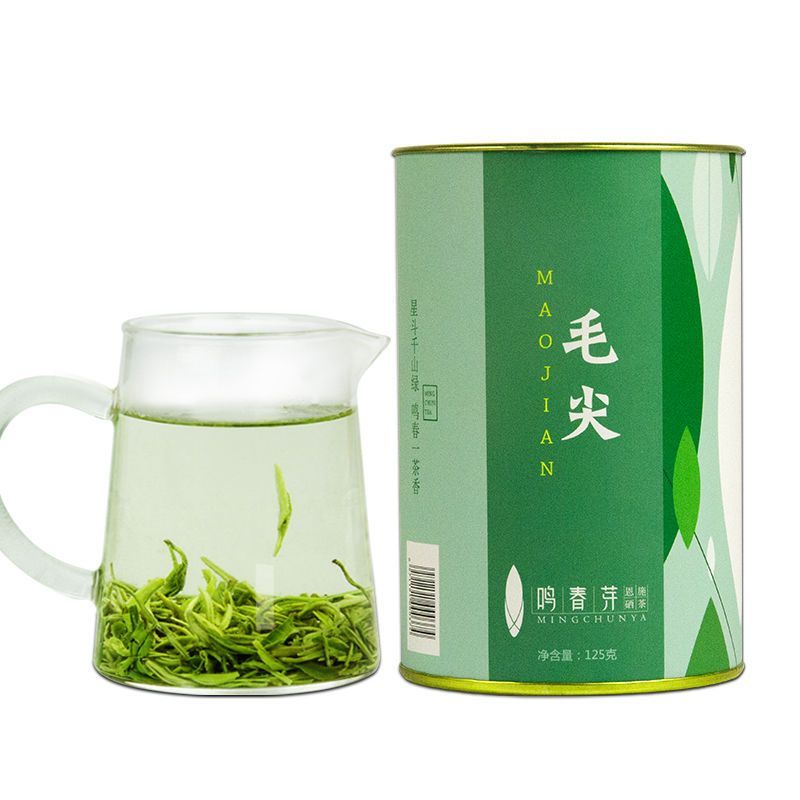 鸣春芽 毛尖 绿茶 茶叶 特价绿茶 恩施硒茶 浓香型绿茶125克