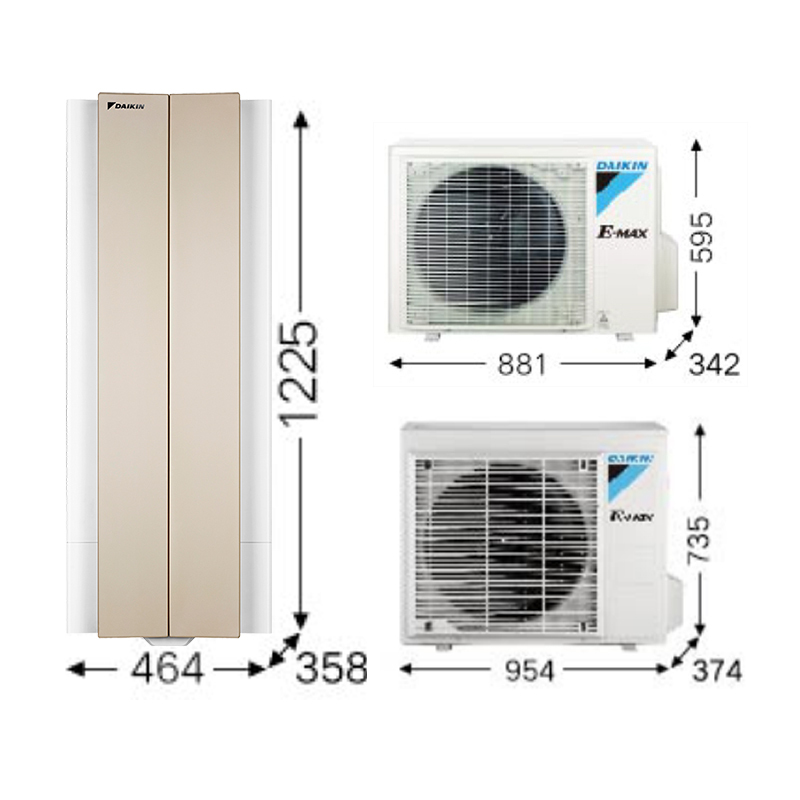 大金(DAIKIN) 空调 2匹 新1级能效 变频冷暖 悬角式挂机 高端精品 金色FKXW150WAC-N高清大图