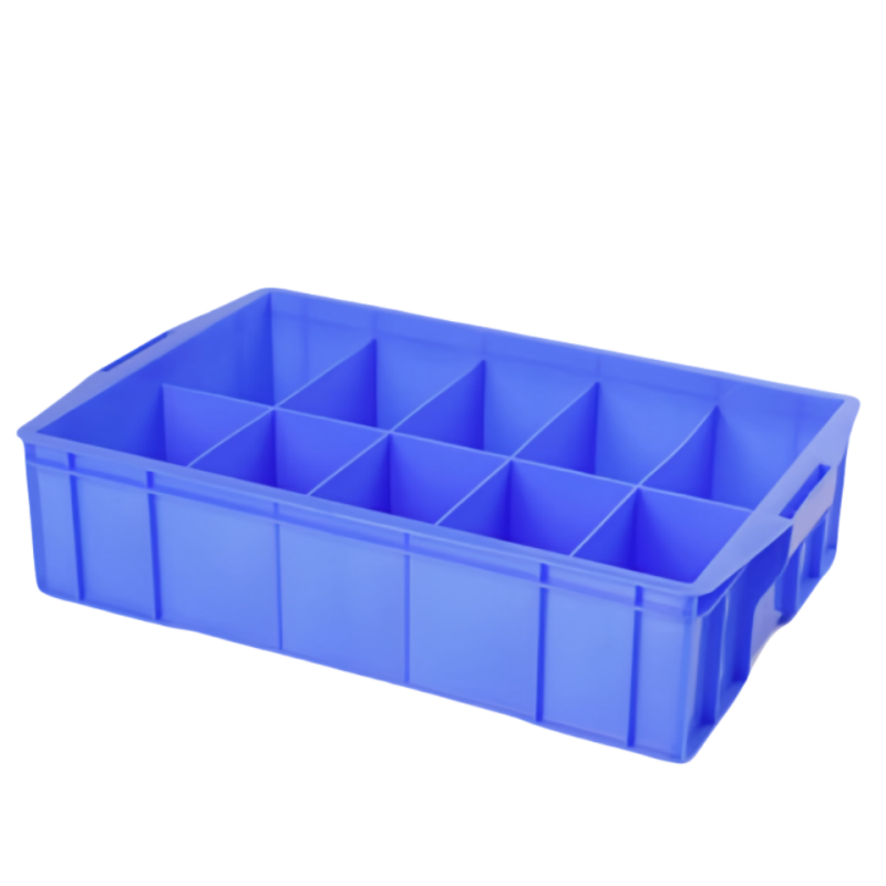 荺炬周转箱十格590mm个高清大图