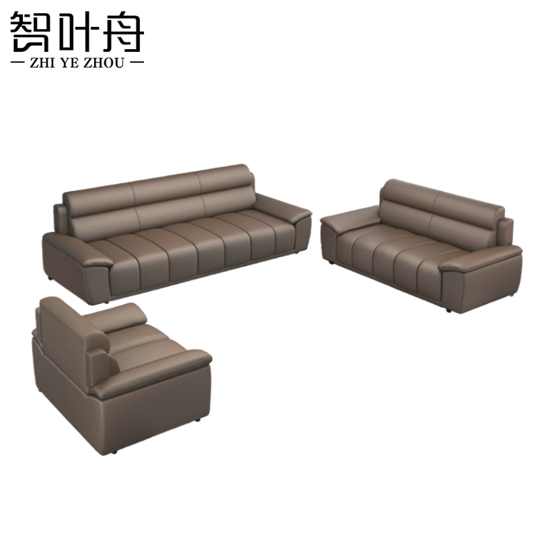 智叶舟接待沙发组合202*81*87cm(3+2+1)套高清大图