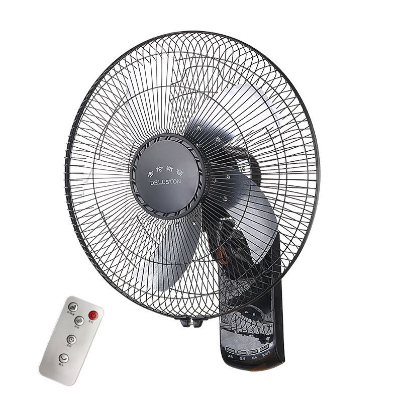 壁扇挂壁静音遥控电风扇家用壁挂式墙壁强力工业摇头电扇