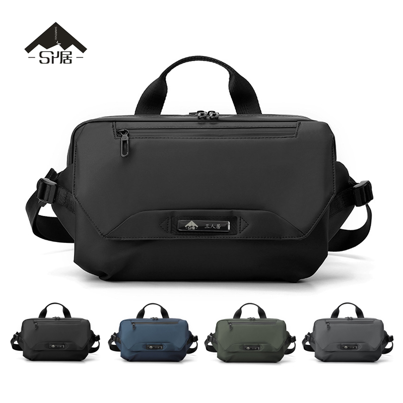 三人居 胸包斜挎包手提单肩包 SRJYY83 个高清大图