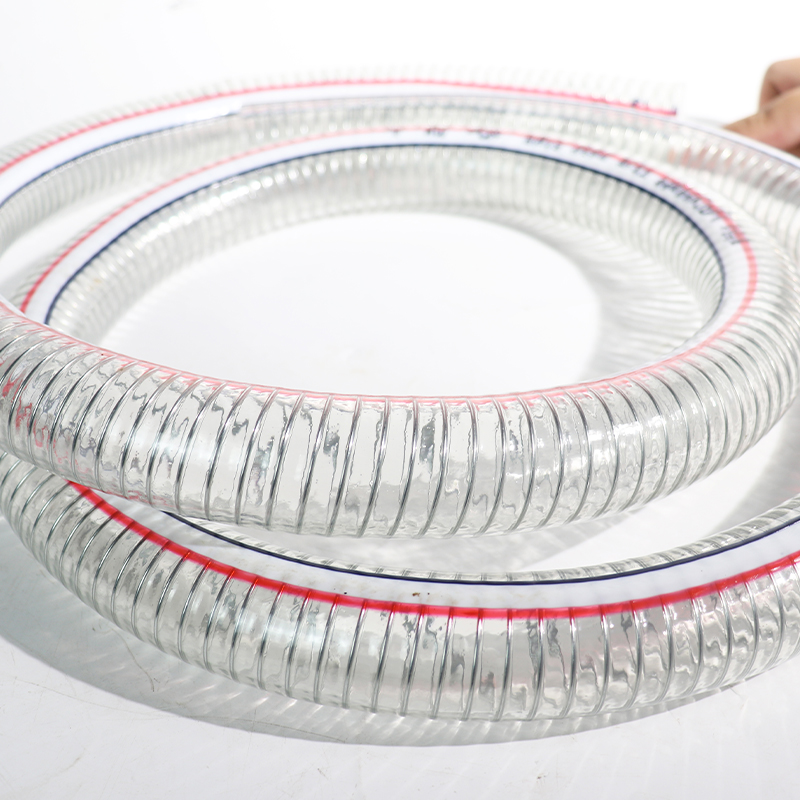 PVC钢丝软管50米/卷厚度2.5mm口径 1/2