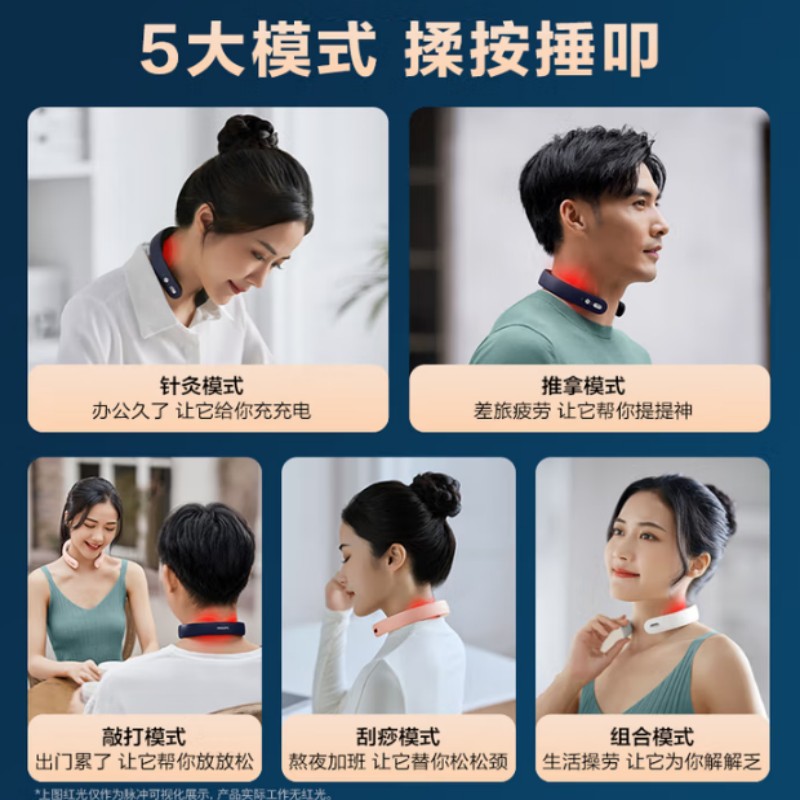 飞利浦 颈部按摩器PPM3302N高清大图