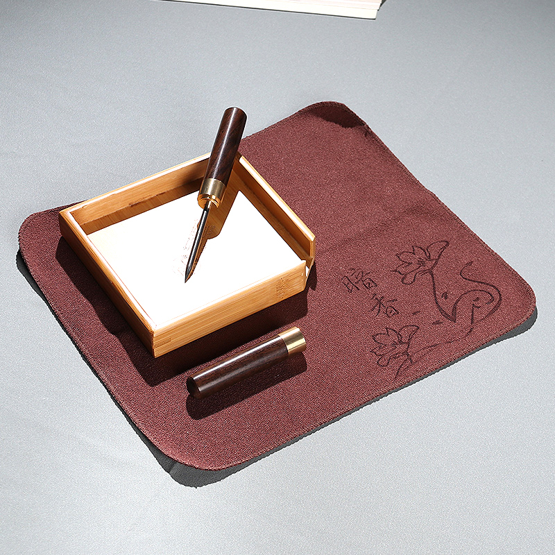 百鸿普洱赏茶盒黑檀茶针茶刀茶锥茶艺茶巾茶饼茶盒楠竹茶奉功夫茶具