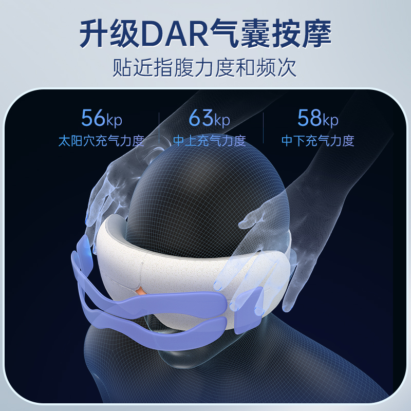 迪斯(Desleep)眼睛眼部按摩仪按摩器睡眠热敷眼罩智能眼保仪眼部按摩仪 DE-E10高清大图