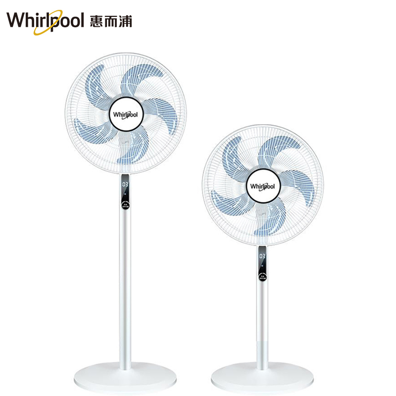 惠而浦(Whirlpool)电风扇WFS-40KR 落地台扇 两种高度自由调节 六档风速 三种风类一级能耗 节能省电高清大图