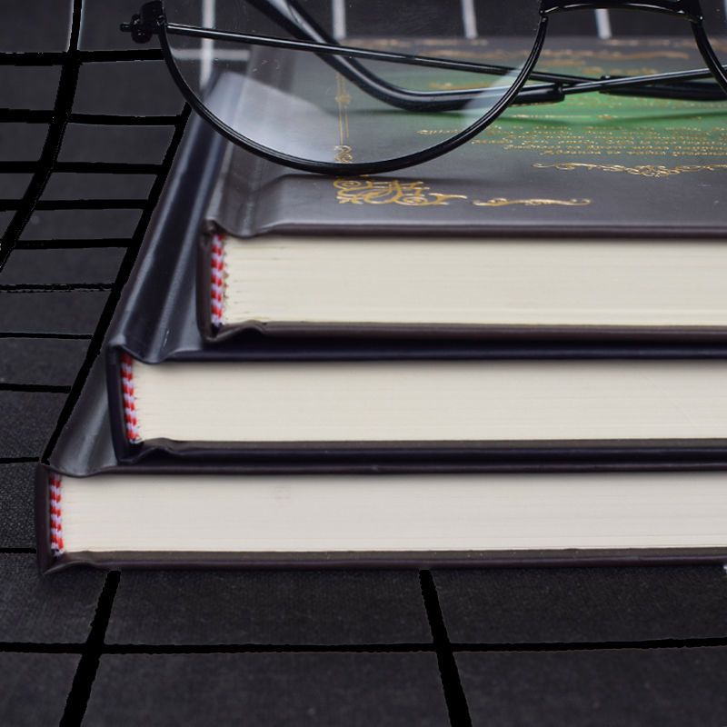 博文魔法书笔记本子创意复古硬抄本手账本加厚大学生古典记事本子小号