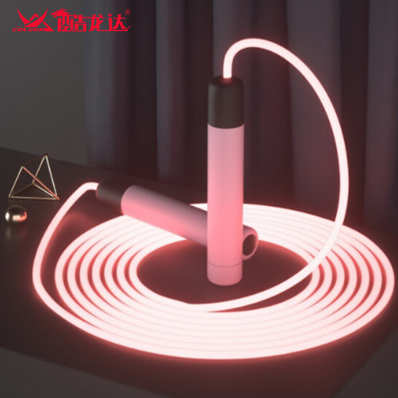 酷龙达(Coloda)CLD-YF21炫光健身跳绳 黄色高清大图