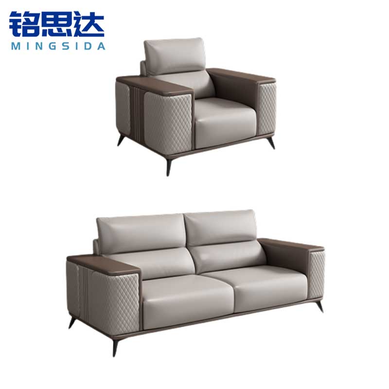 铭思达办公室沙发组合1+3套高清大图