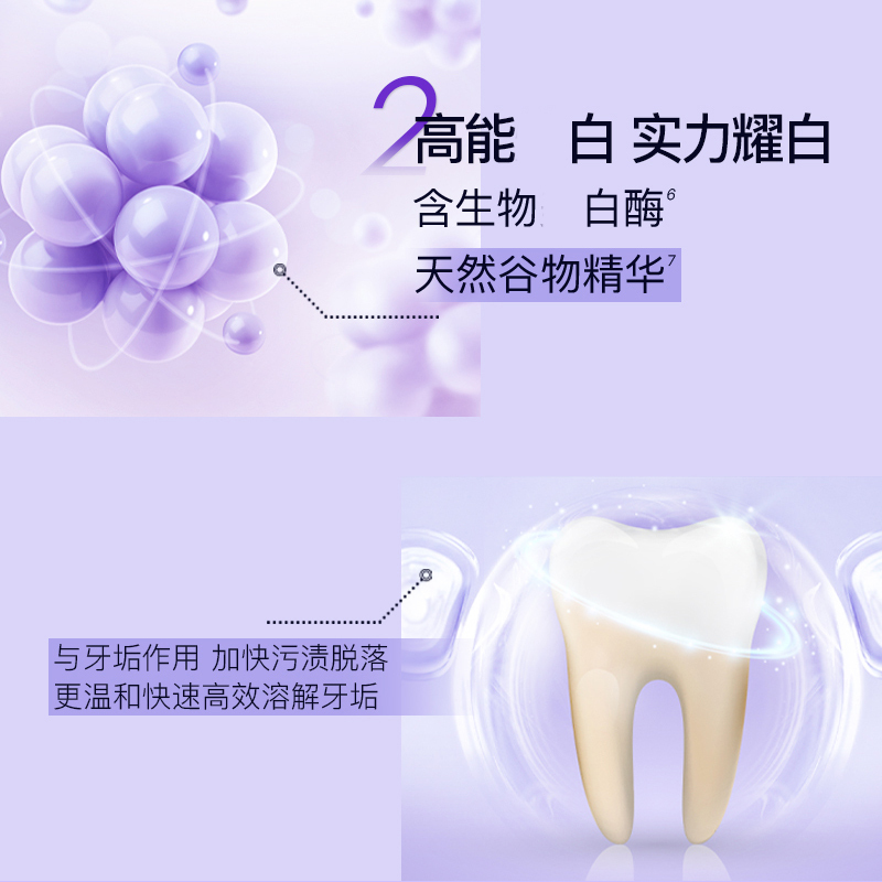舒客3D智感焕白日曜管牙膏(茉上花开)120g两支装美白牙齿去黄去牙渍 温和清洁清新口气 高端烟酰胺酵母精华