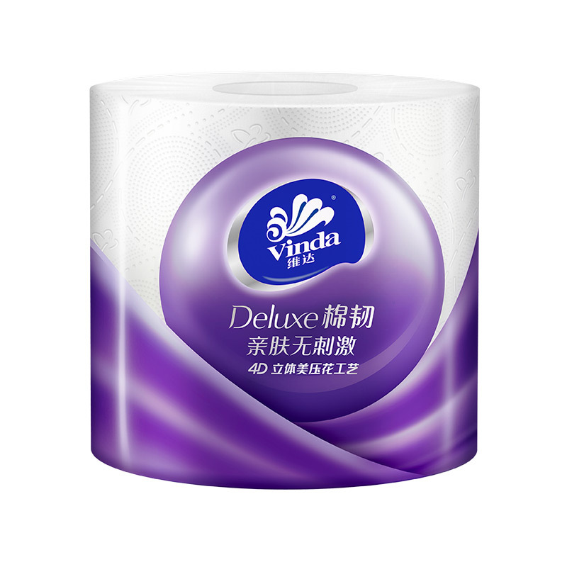 维达立体美四层卷纸130g*12卷