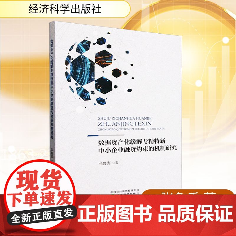 数据资产化缓解专精特新中小企业融资约束的机制研究 张鲁秀 著 经济理论经管、励志 正版图书籍 经济科学出版社高清大图