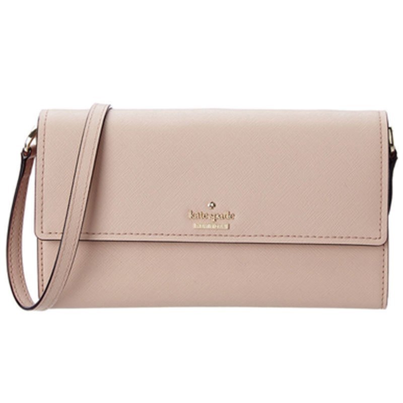 [直营]凯特·丝蓓(KATE SPADE) 迷你翻盖信封包 单肩斜跨包 硬 皮革 搭扣 KS女包PWRU5288