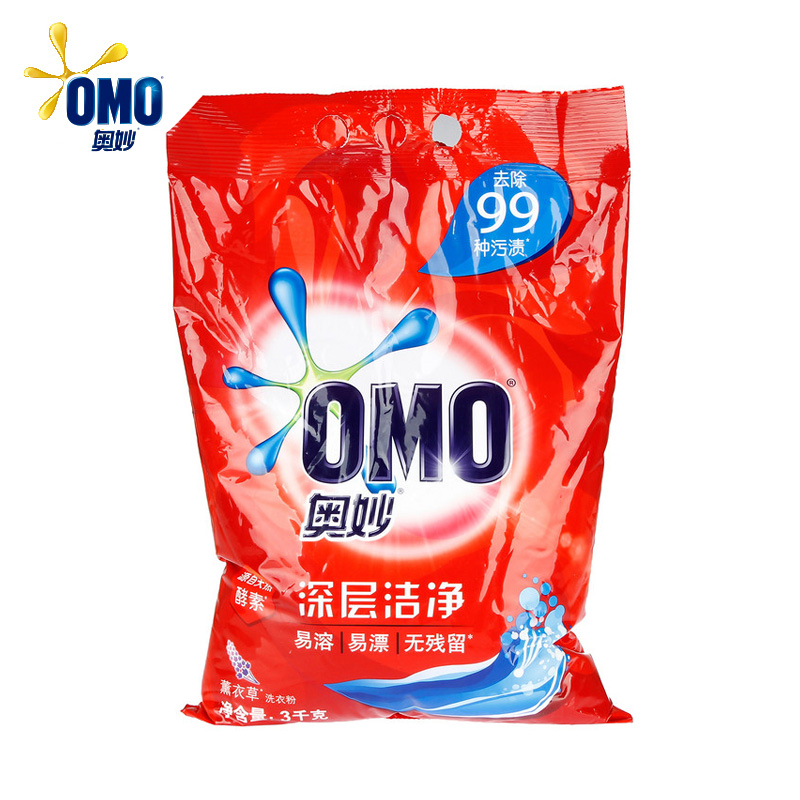 奥妙(OMO) 深层洁净洗衣粉 3kg高清大图