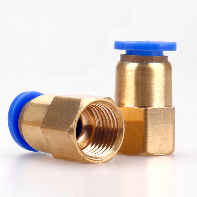 亚德客(airtac) 快速接头 pc802 插管-螺纹类 黄铜