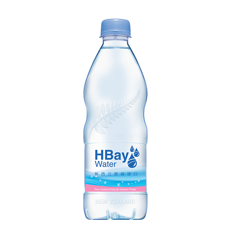 新西兰原装进口 纽湾HBay饮用天然矿泉水 500ml*24瓶*1箱 水源地霍克斯湾饮用水
