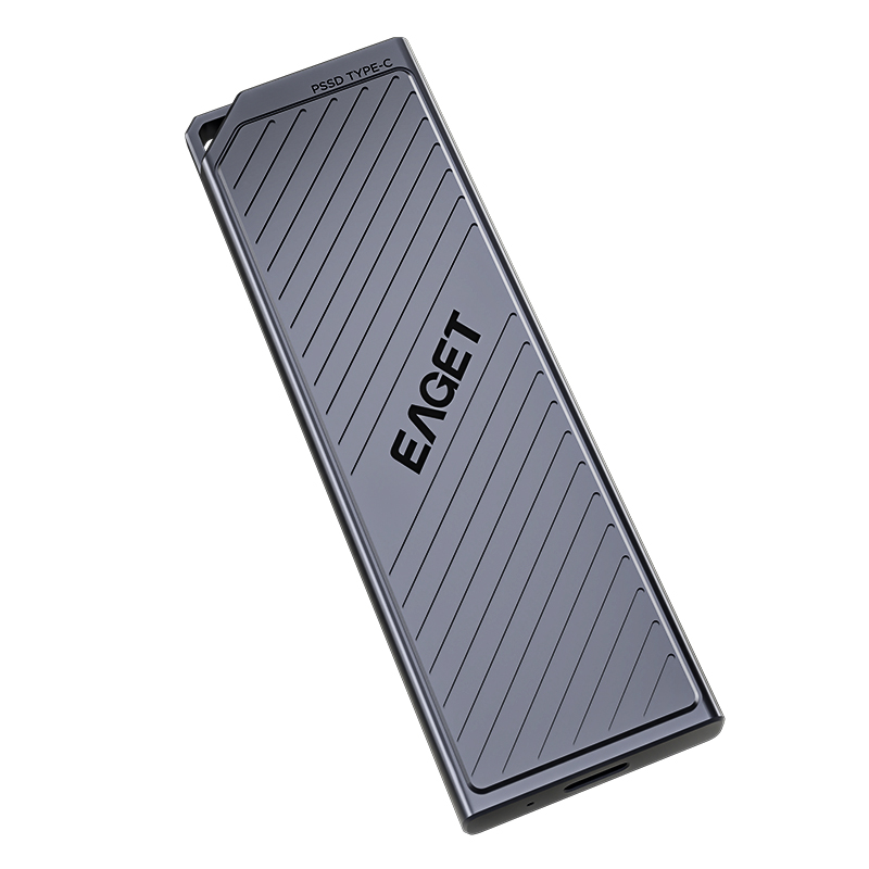 忆捷(Eaget)长江存储颗粒高速2TB移动固态硬盘HM26 USB3.2/TYPE-C手机电脑两用2000MB/S高清大图
