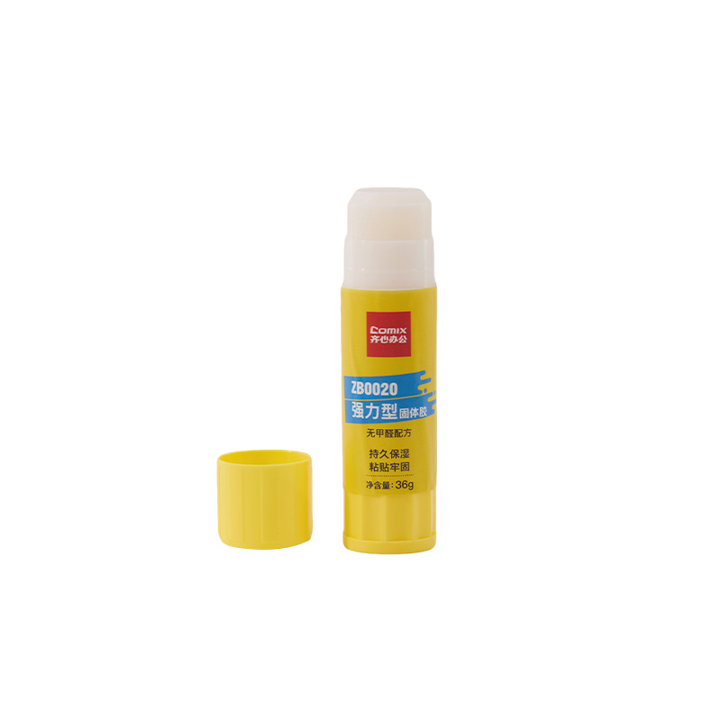 齐心 ZB0019 强力固体胶 PVP 21克 白 24支装高清大图