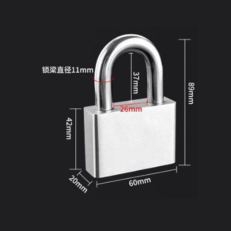 和齐顺(Hikesun) HQS-60R 挂锁(计价单位:个)银色高清大图