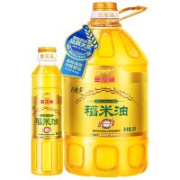 金龙鱼稻米油5L桶装谷维素植物油食用油双一万谷维多米糠油粮油食用油年货礼物清香家用厨房烹饪炒菜煎炒油炸用油节日礼物