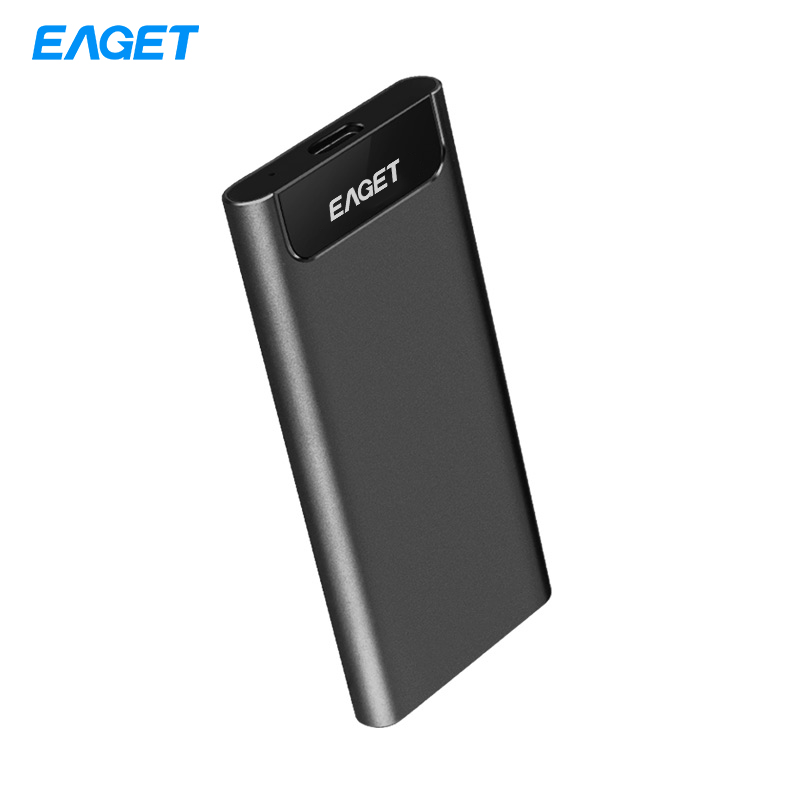 忆捷(Eaget) M5移动固态硬盘手机type-c外接盘便携迷你商务简洁金属512GB高清大图