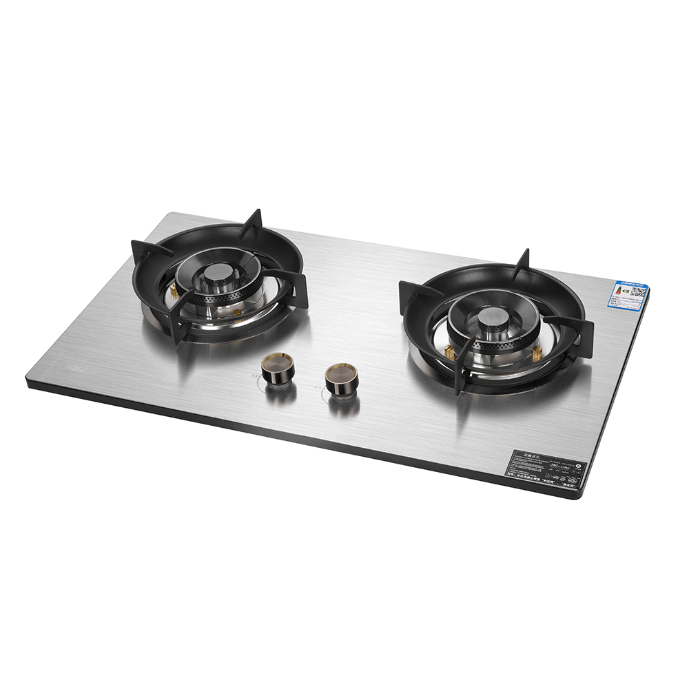 大臣燃气灶750G不锈钢拉丝面板纯铜火盖全封底壳高清大图