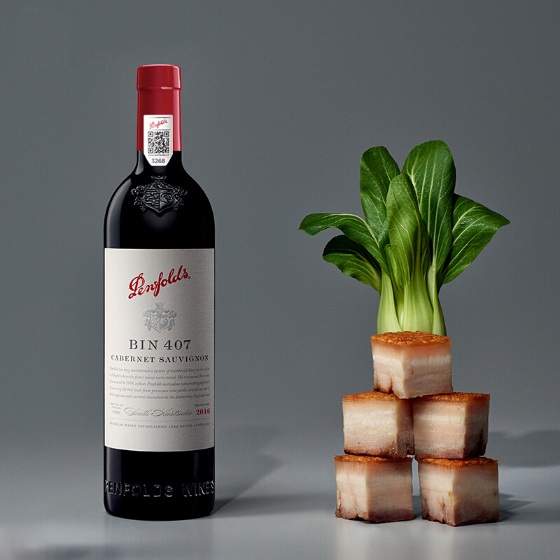奔富(penfolds) Bin407干红葡萄酒 红酒 澳大利亚原装原瓶进口 750ml 木塞款单瓶装
