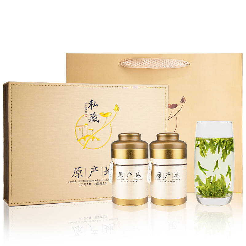 春逸茗茶 明前龙井茶 2022年新茶龙井绿茶春茶 龙井罐送礼礼盒装200g